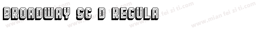 Broadway SC D Regula字体转换